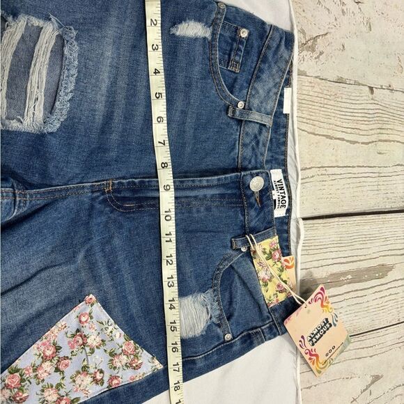 NWT Vintage Almost Famous Patchwork Jeans - Picture 8 of 11